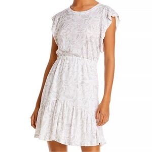 Rebecca Taylor Linen‎ Dress Size Small Floral Casual Summer LightweightLi